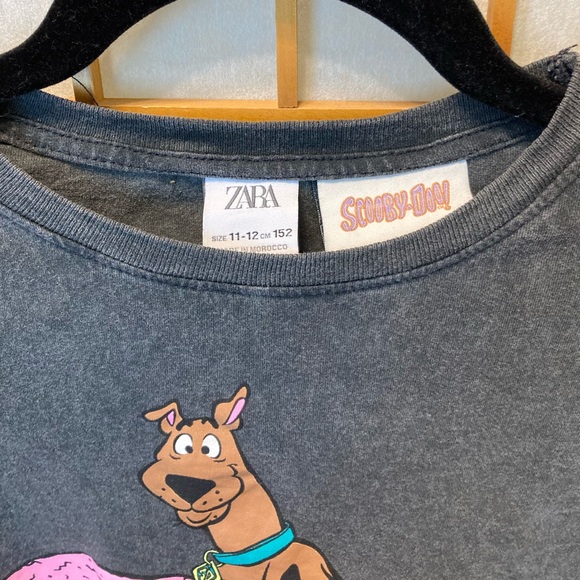 Scooby Doo Size 11-12 Boxy Cropped Tee - Picture 3 of 5